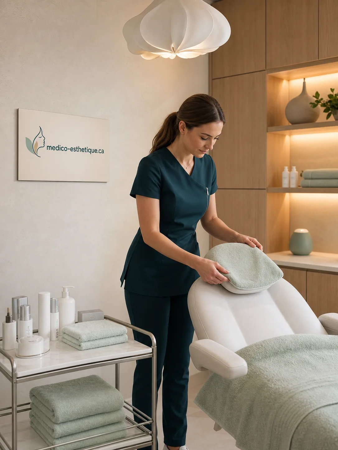 Soin du corps et exfoliation en institut
